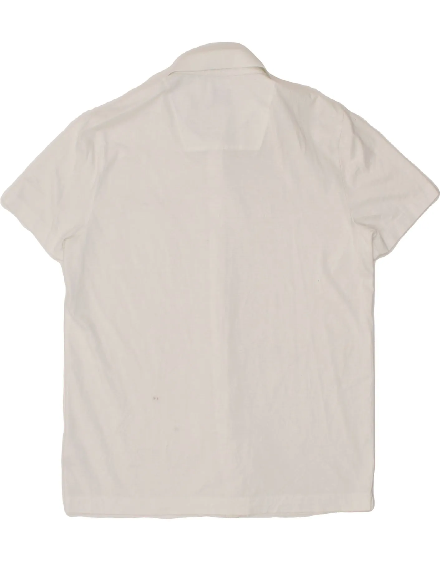 HUGO BOSS Mens Slim Fit Short Sleeve Shirt Medium White