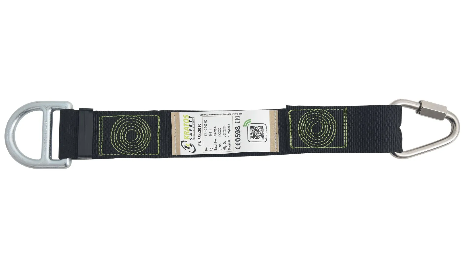 Imbracatura di sicurezza KRATOS SAFETY Torace, Gamba FA1090300 Con cintura attaccamento Posteriore - anteriore