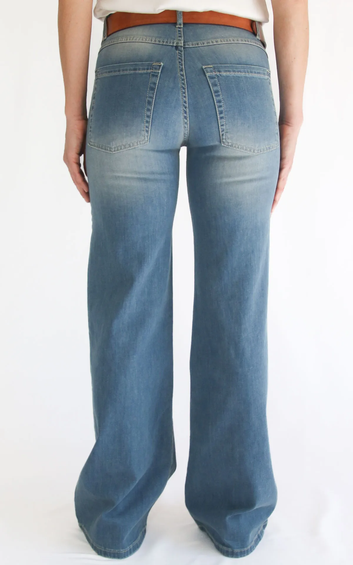 Initial – Jeans dritto denim chiaro – Ludo
