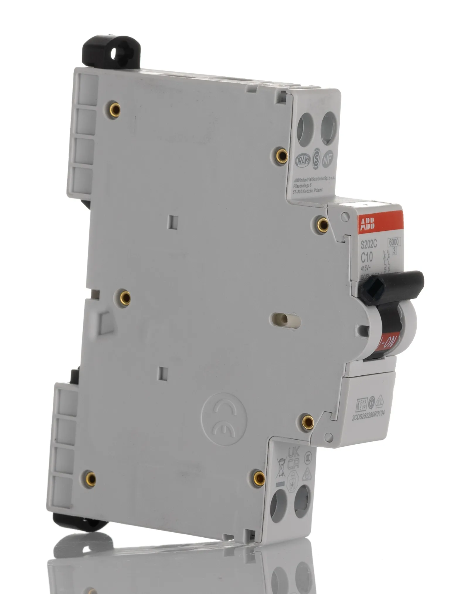 Interruttore magnetotermico ABB, 2P 10A 6 kA, Tipo C