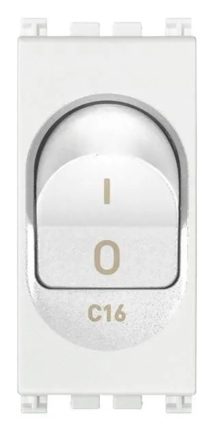 Interruttore MT 1P+N C16 120-230V Bianco Arké Vimar 19405.16.B