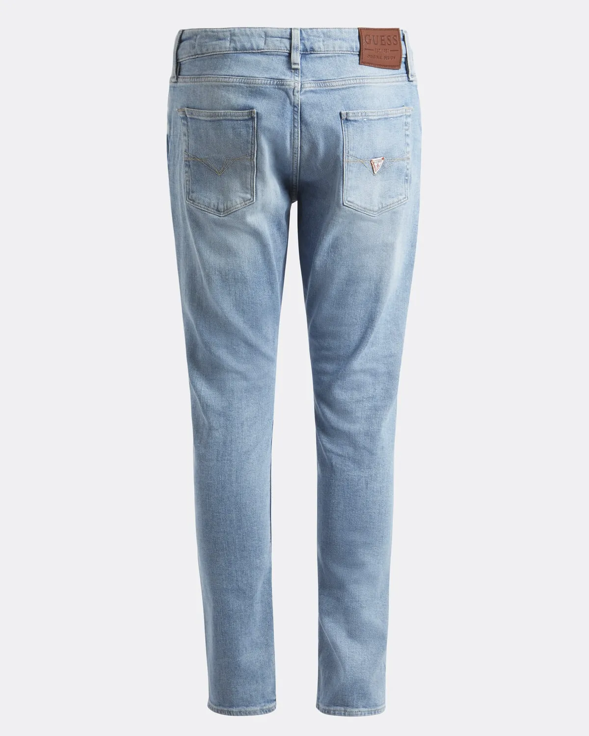 Jeans Chris superskinny lavaggio chiaro bleach in cotone stretch