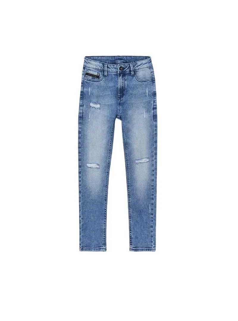 Jeans Mayoral Rotos Fit Blu per Bambino