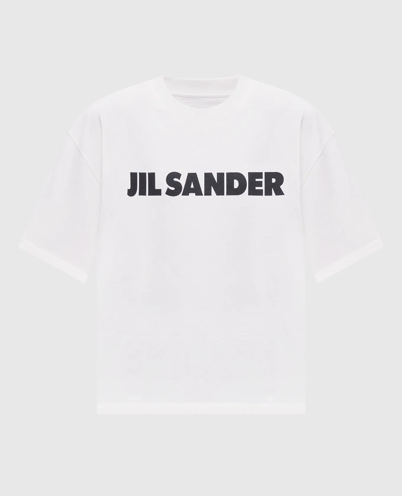 Jil Sander T-shirt bianca con stampa logo J02GC0001J45148