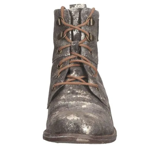 Josef Seidel stivali autunnali da donna con stampa glitter all-over 99617 MI672 330 grigio/argento/oro