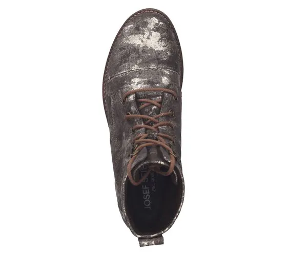 Josef Seidel stivali autunnali da donna con stampa glitter all-over 99617 MI672 330 grigio/argento/oro