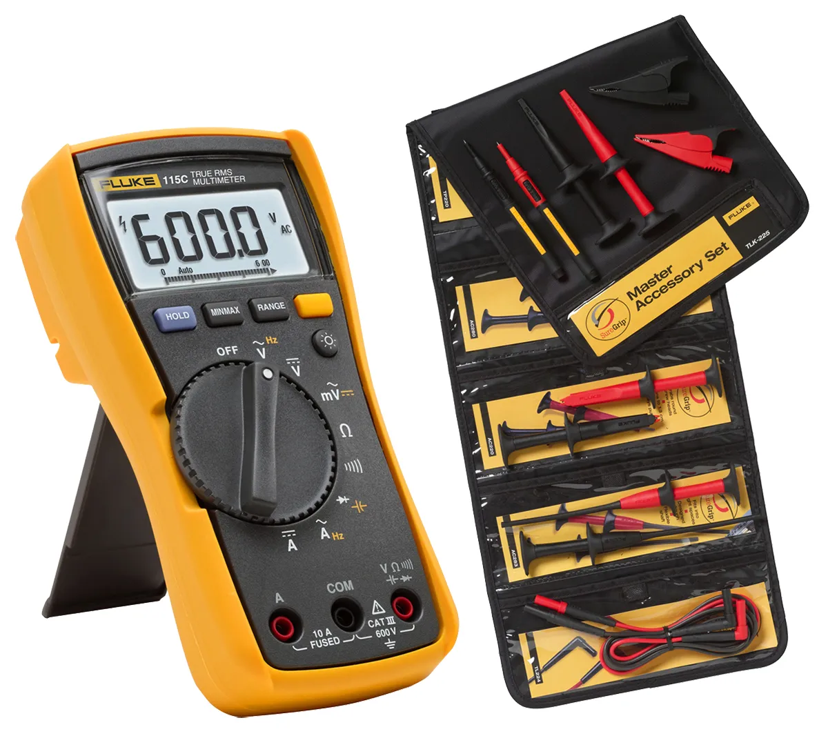 Kit multimetri Fluke 115 / TLK-225
