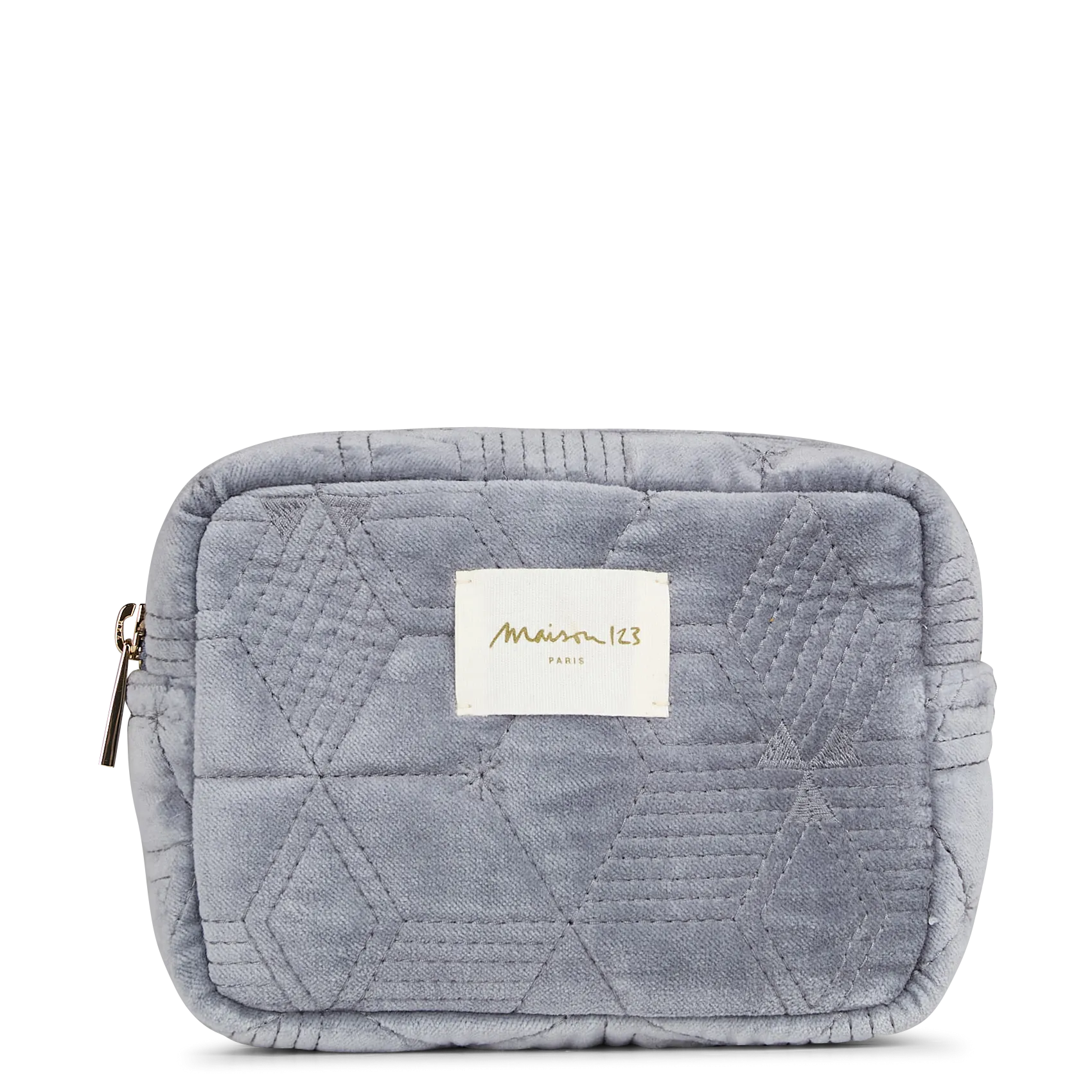  MAISON 123   GARETH - Clutch in velluto | Blu