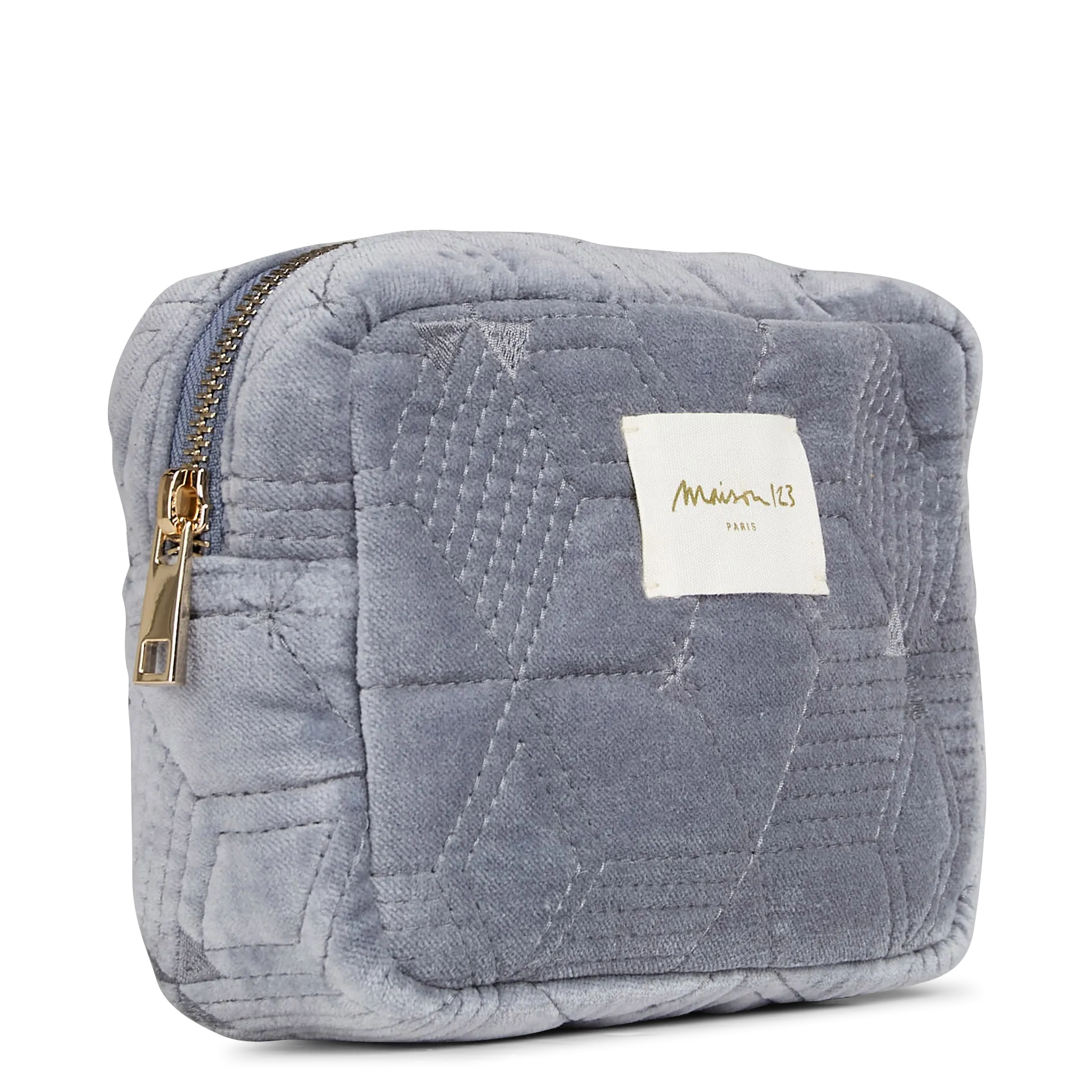  MAISON 123   GARETH - Clutch in velluto | Blu