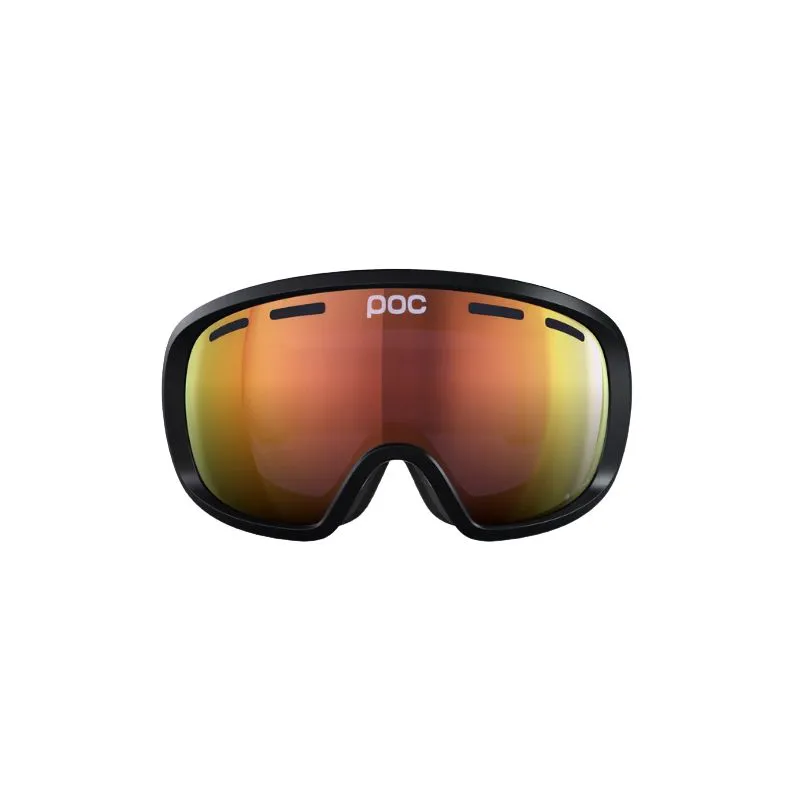 Maschera da sci POC FOVEA (nero uranio/arancio sole) Cat. 2