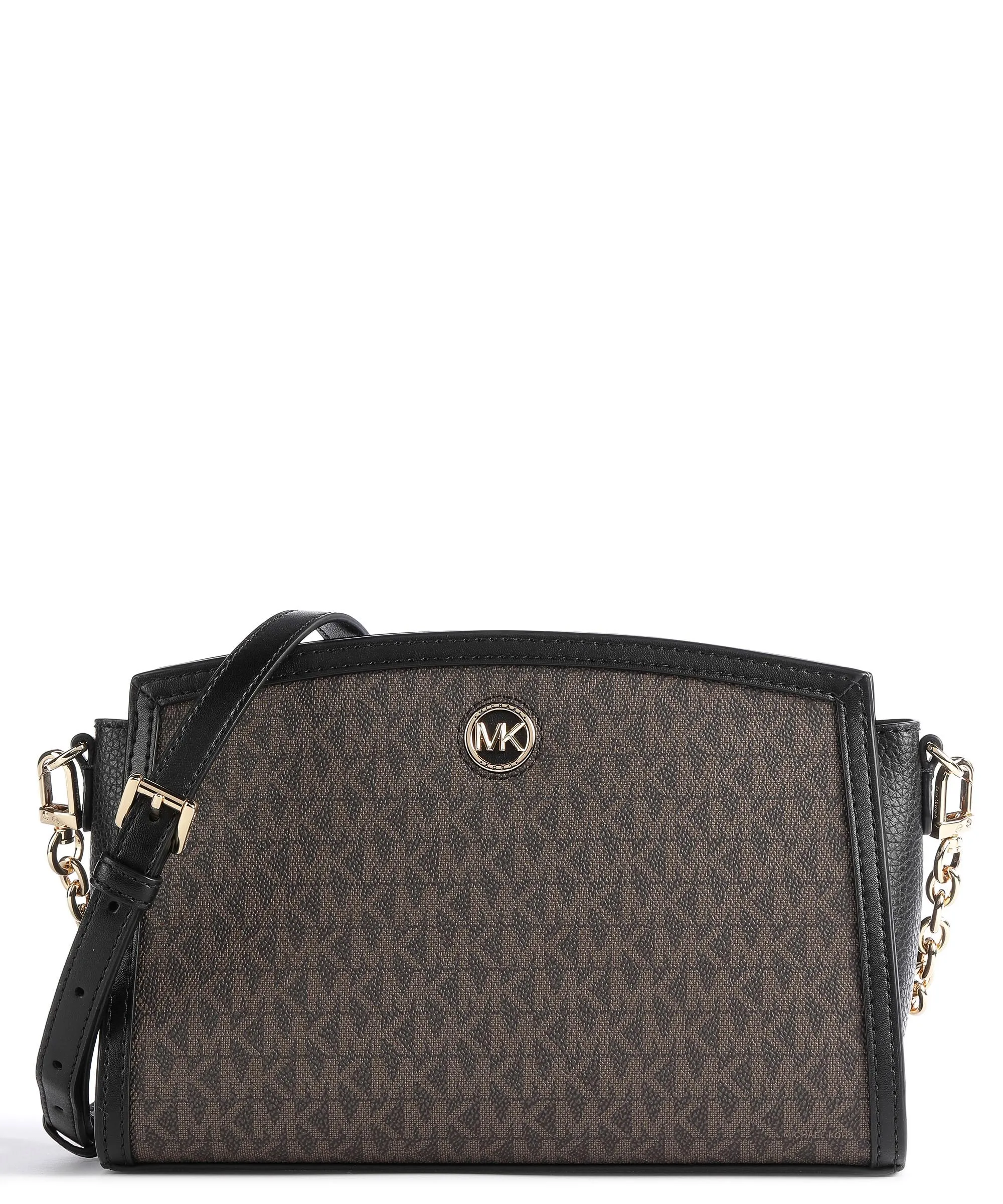  Michael Kors Chantal Borsa a tracolla tela marrone scuro  