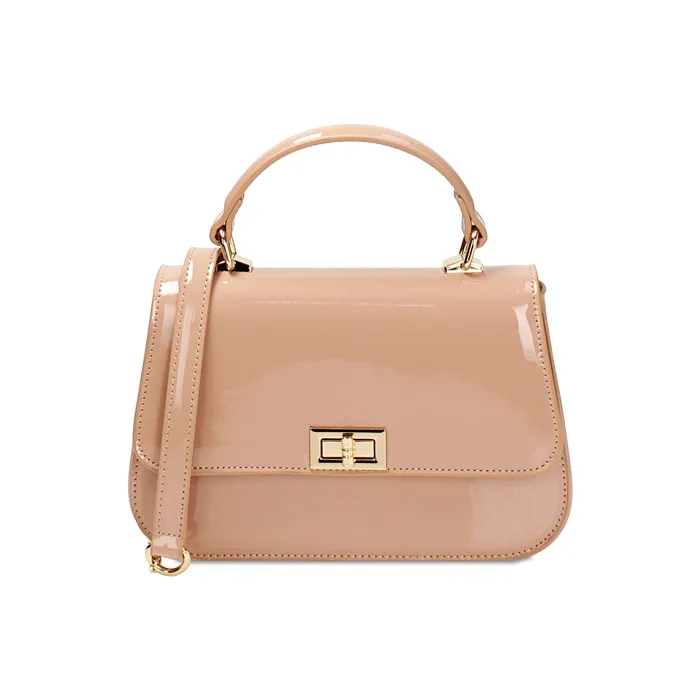 Minibag nude in vernice