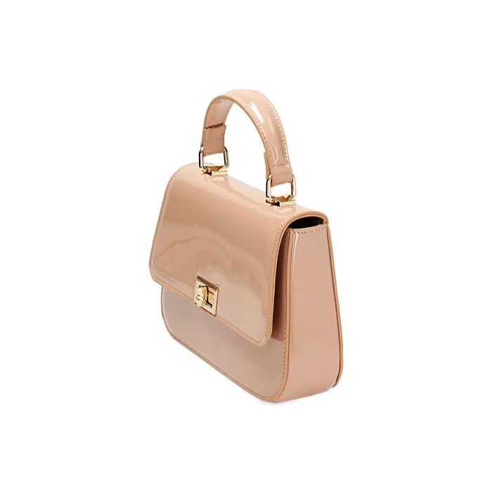 Minibag nude in vernice