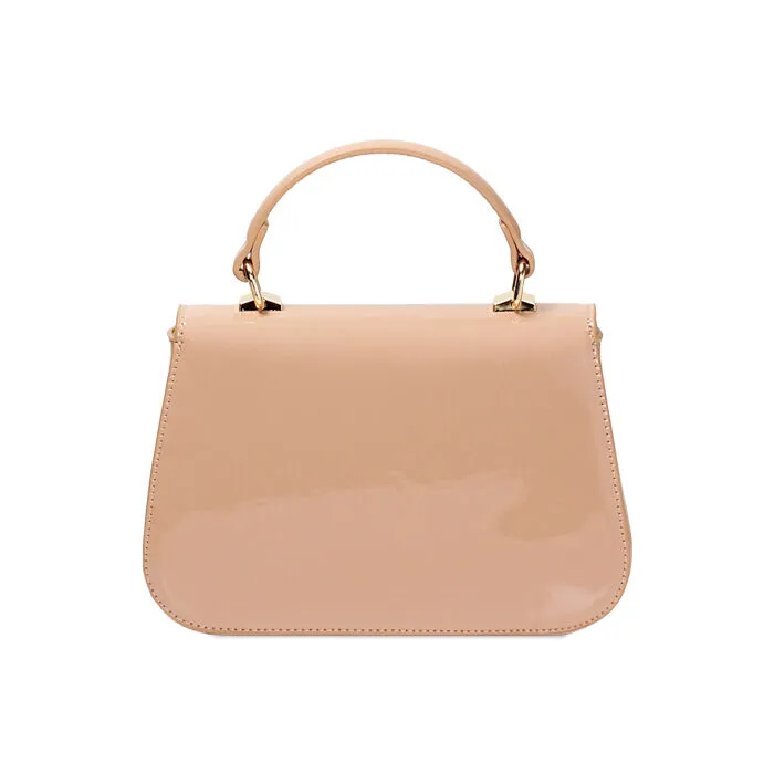 Minibag nude in vernice