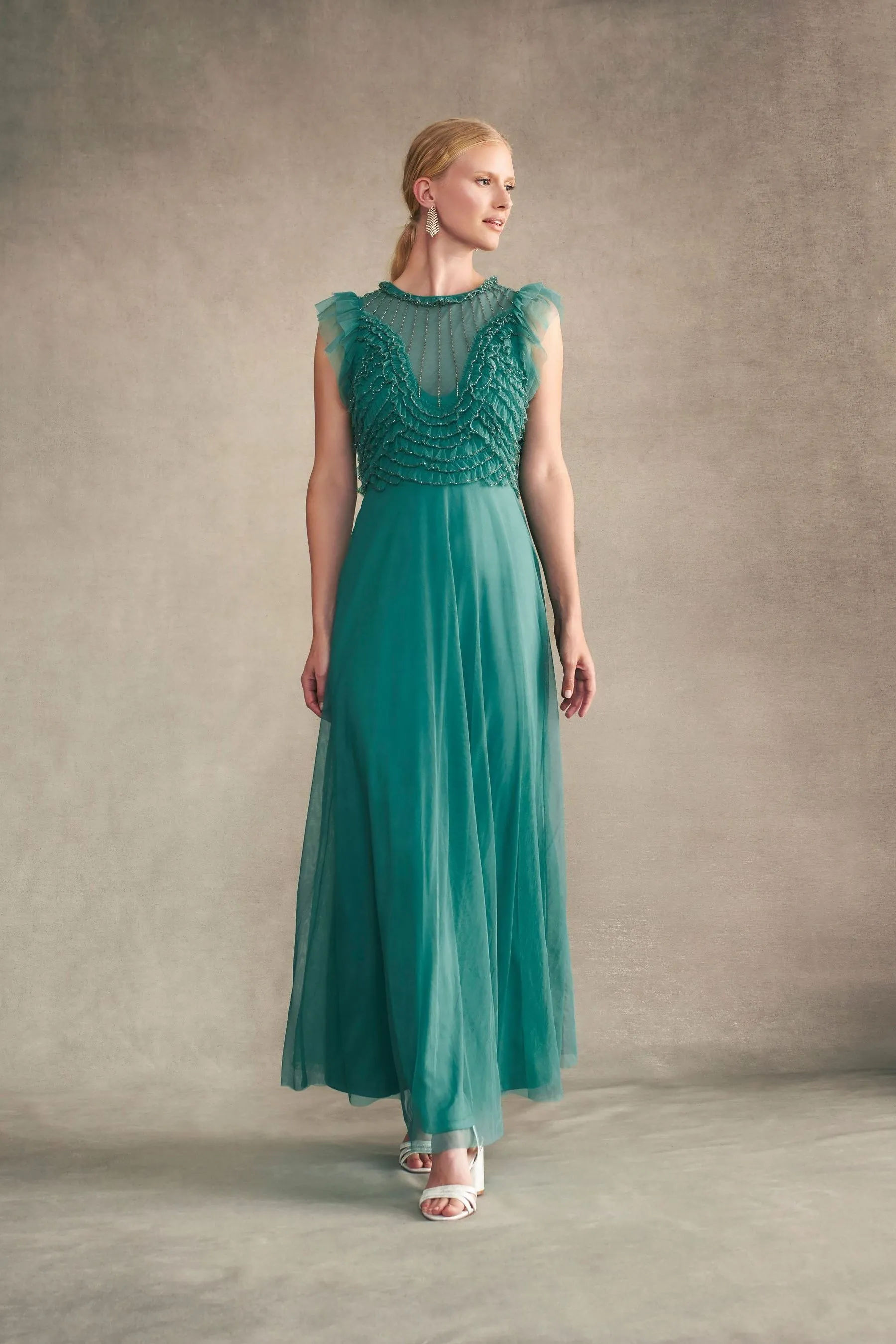 Monsoon - Irina - Abito maxi decorato a mano
