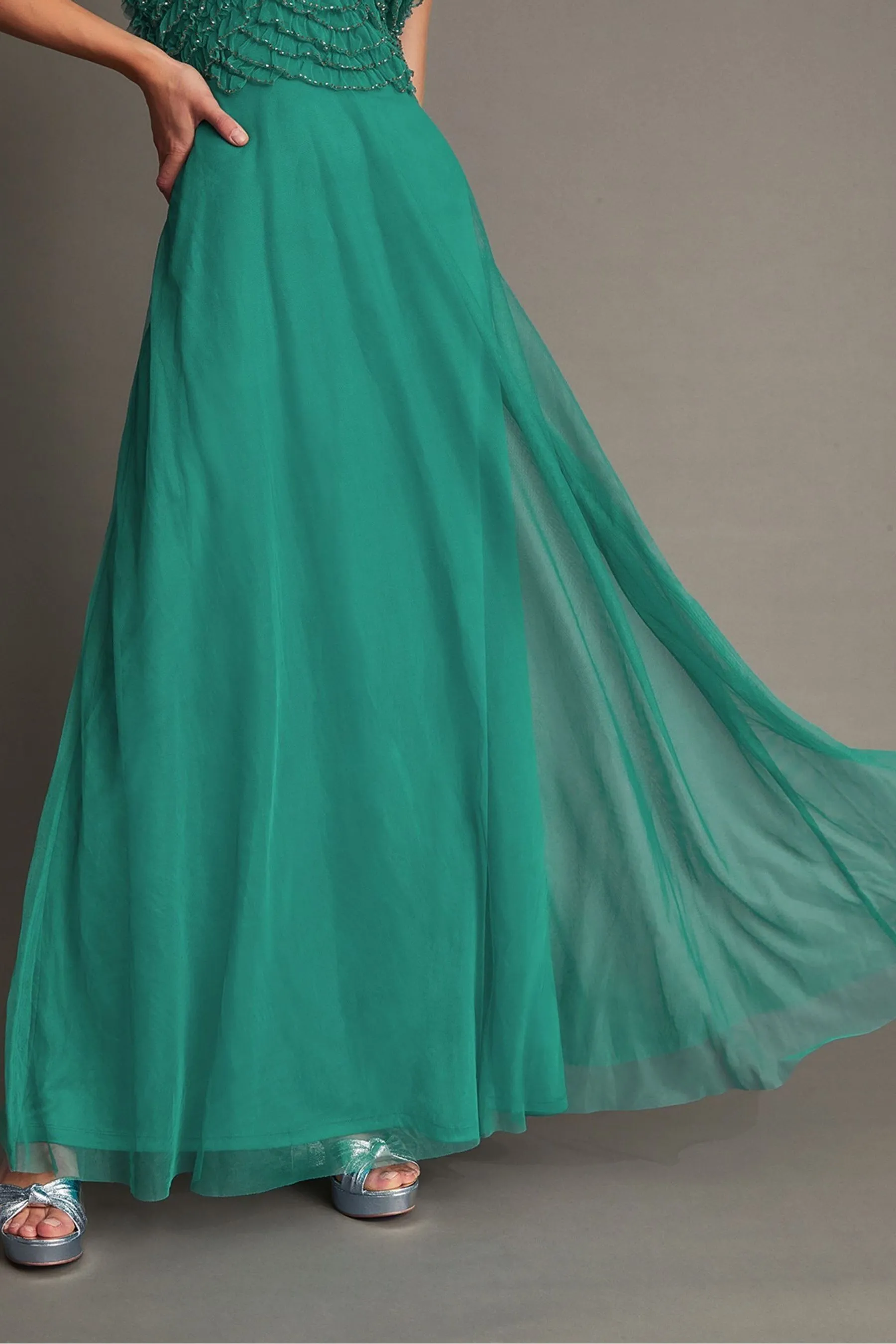 Monsoon - Irina - Abito maxi decorato a mano