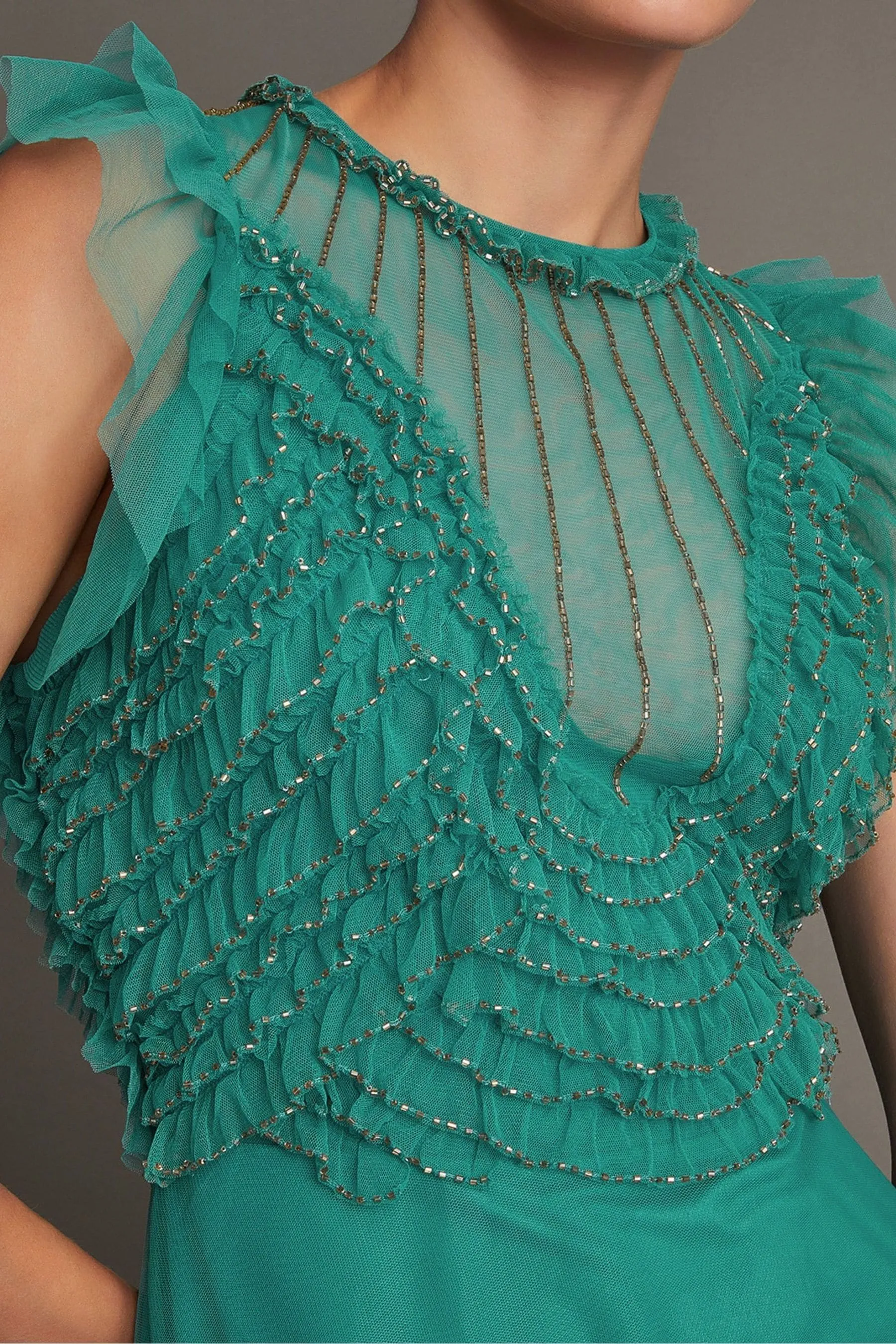 Monsoon - Irina - Abito maxi decorato a mano