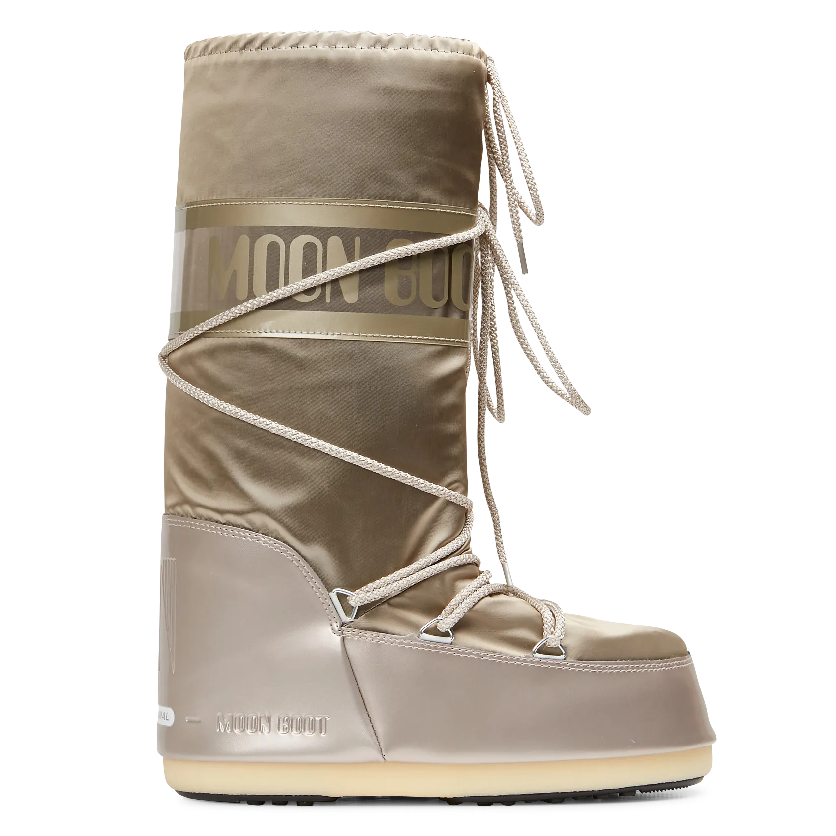  MOON BOOT   ICON GLANCE - Stivali stringati con stampe | Argento 