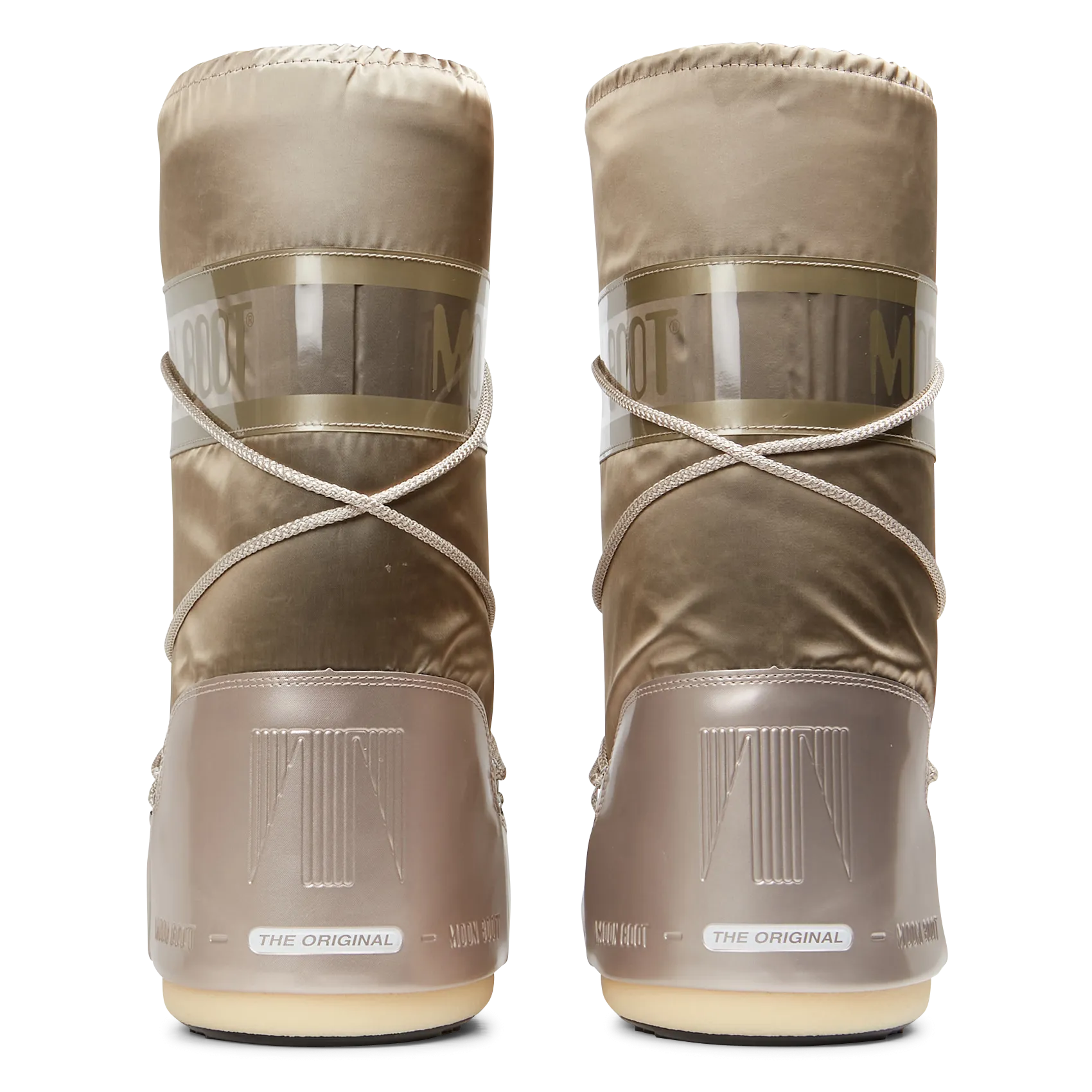  MOON BOOT   ICON GLANCE - Stivali stringati con stampe | Argento 