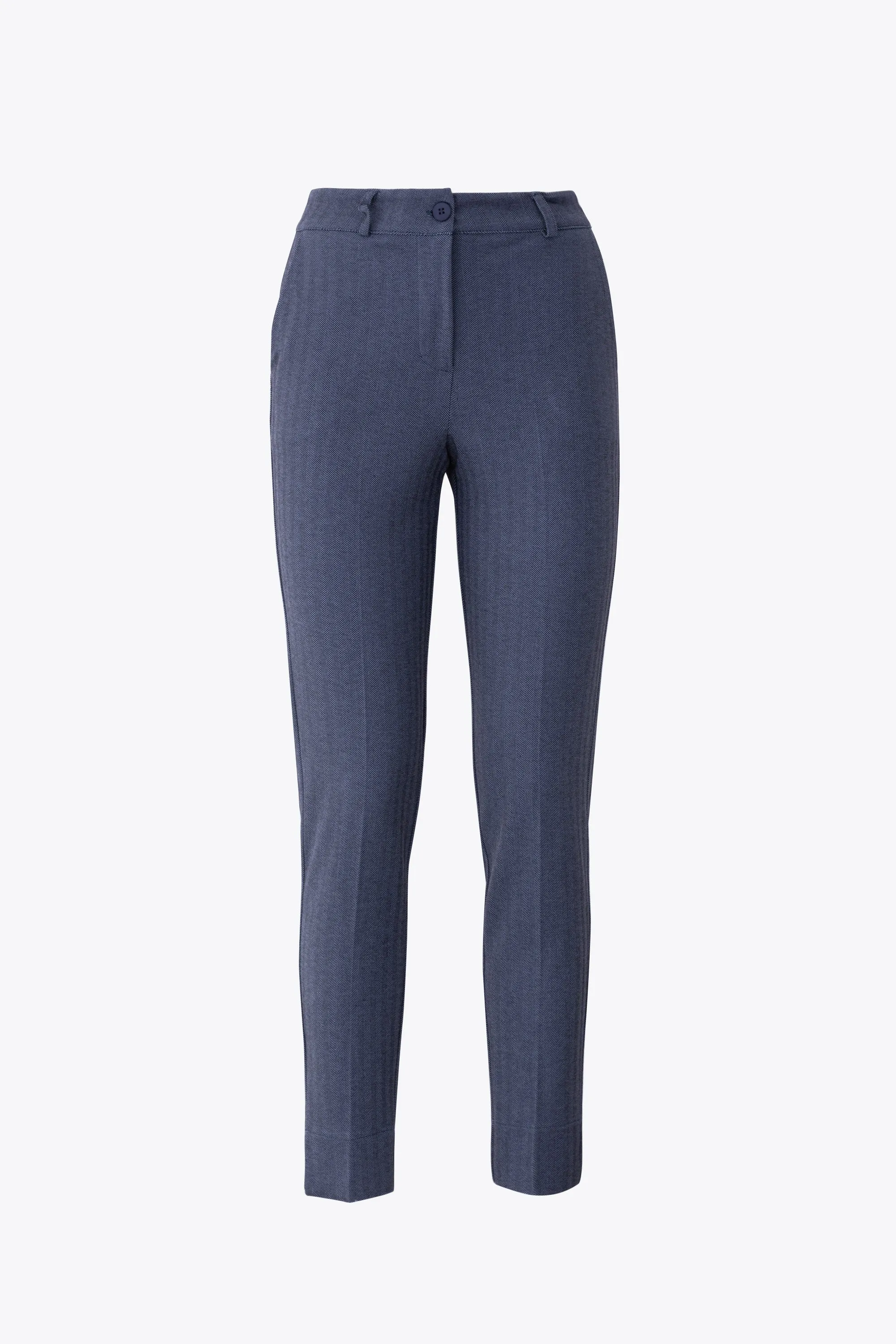 Pantalone dritto in tessuto spinato - FW25