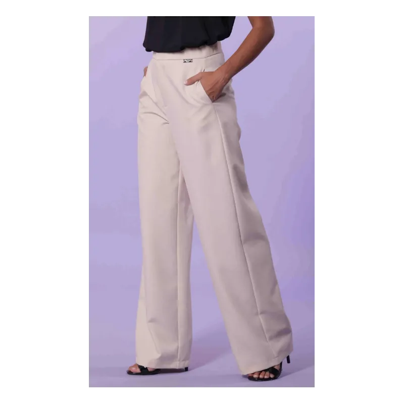 PANTALONE IN TESSUTO FIAMMATO