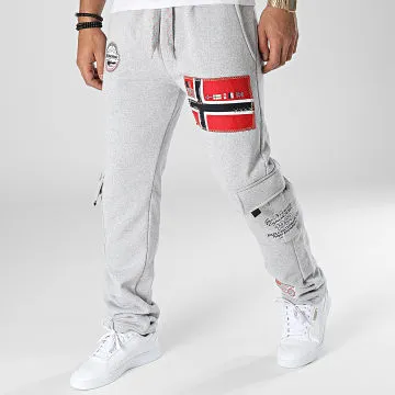 Pantaloni Mycargo Cargo Grigio Heather