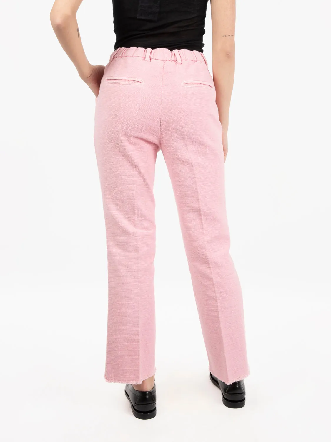 Pantaloni structure rosa