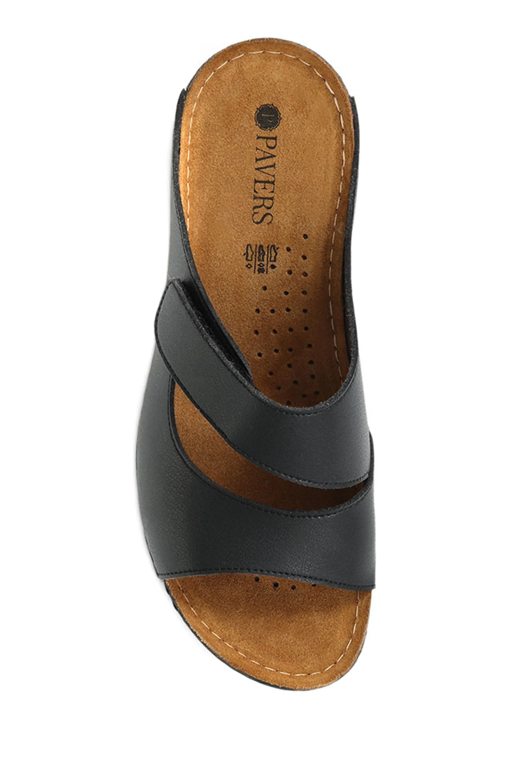 Pavers Vestibilità ampia - Sabot in pelle regolabili