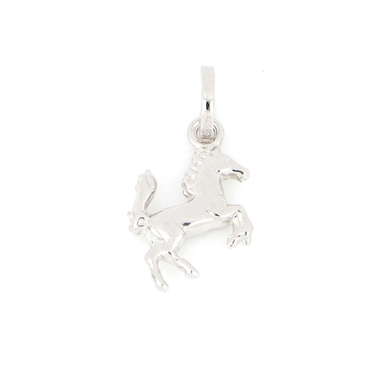 Pendente a forma di cavallo in oro bianco PEN-CAV