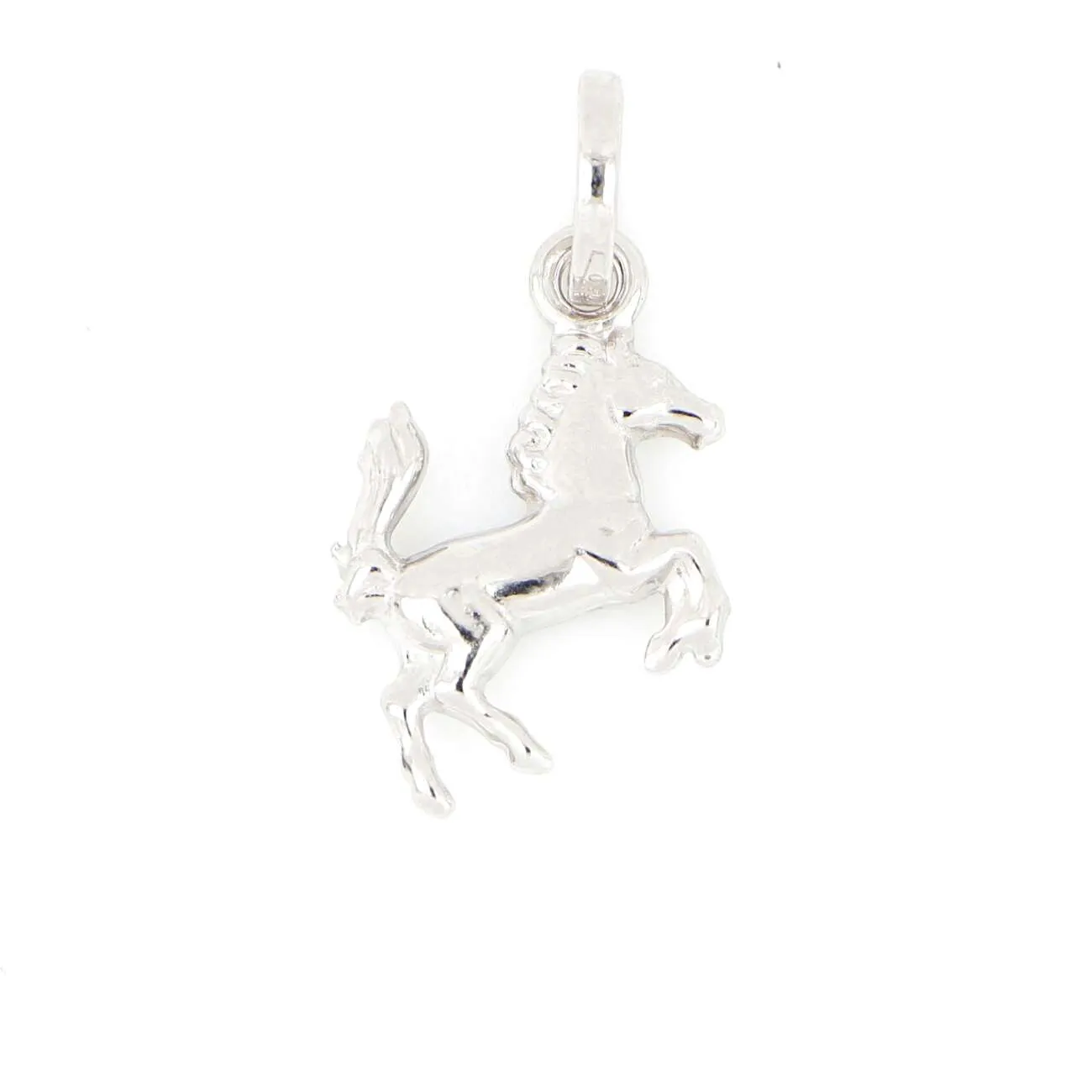 Pendente a forma di cavallo in oro bianco PEN-CAV