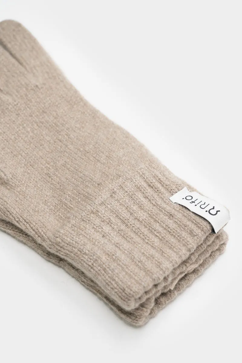                PIER PAOLO Guanti Uomo Cashmere rigenerato  