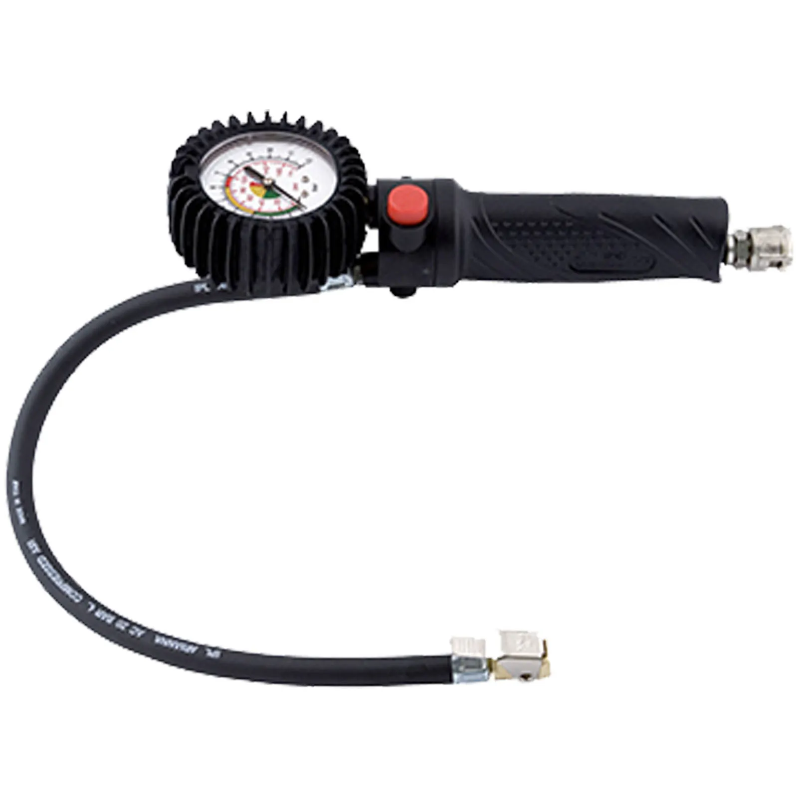 Pistola per Gonfiaggio Pneumatici ANI con Manometro 60mm per Compressore Controllo Pressione Professionale 25/E