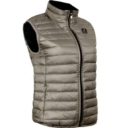 Piumino da donna senza maniche Frendo OSSAU (mocca)