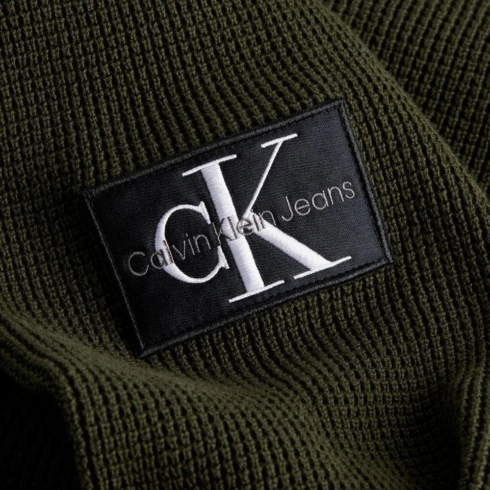 Pullover Badge Uomo Verde