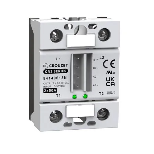 Relè a stato solido 84140613N, Montaggio a pannello, 50 A, 660 V rms, Zero-cross GN2