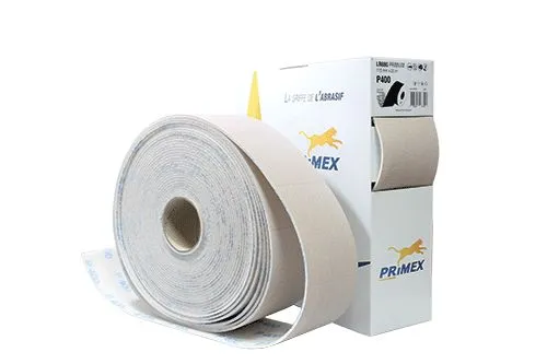 Rotolo di carta vetrata PREMINES, in Ossido di alluminio P180, 115 x 25000mm