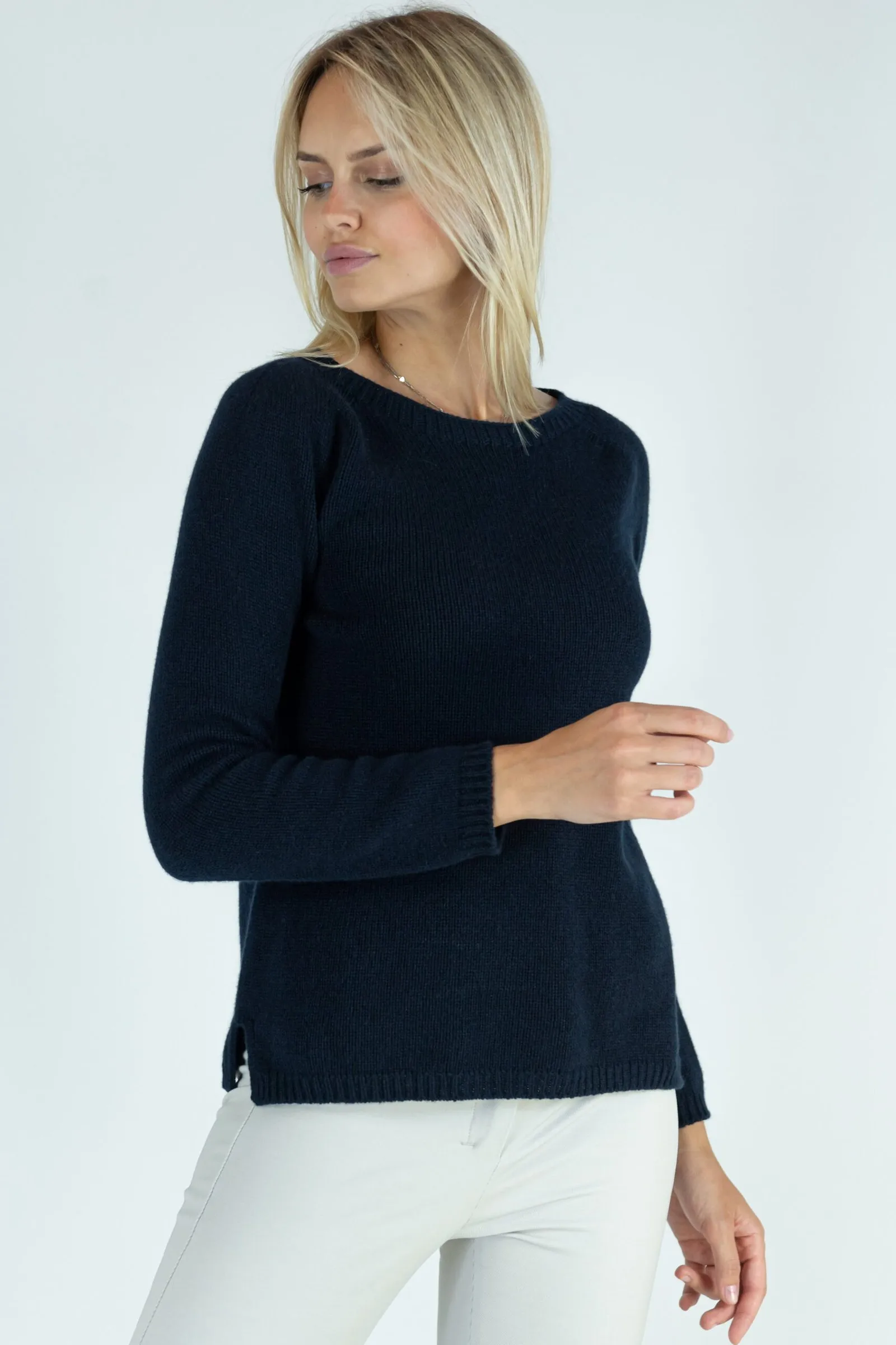 ‘S MAX MARA maglia in filato di cachemire GIORGIO variante 001 colore Blu marino