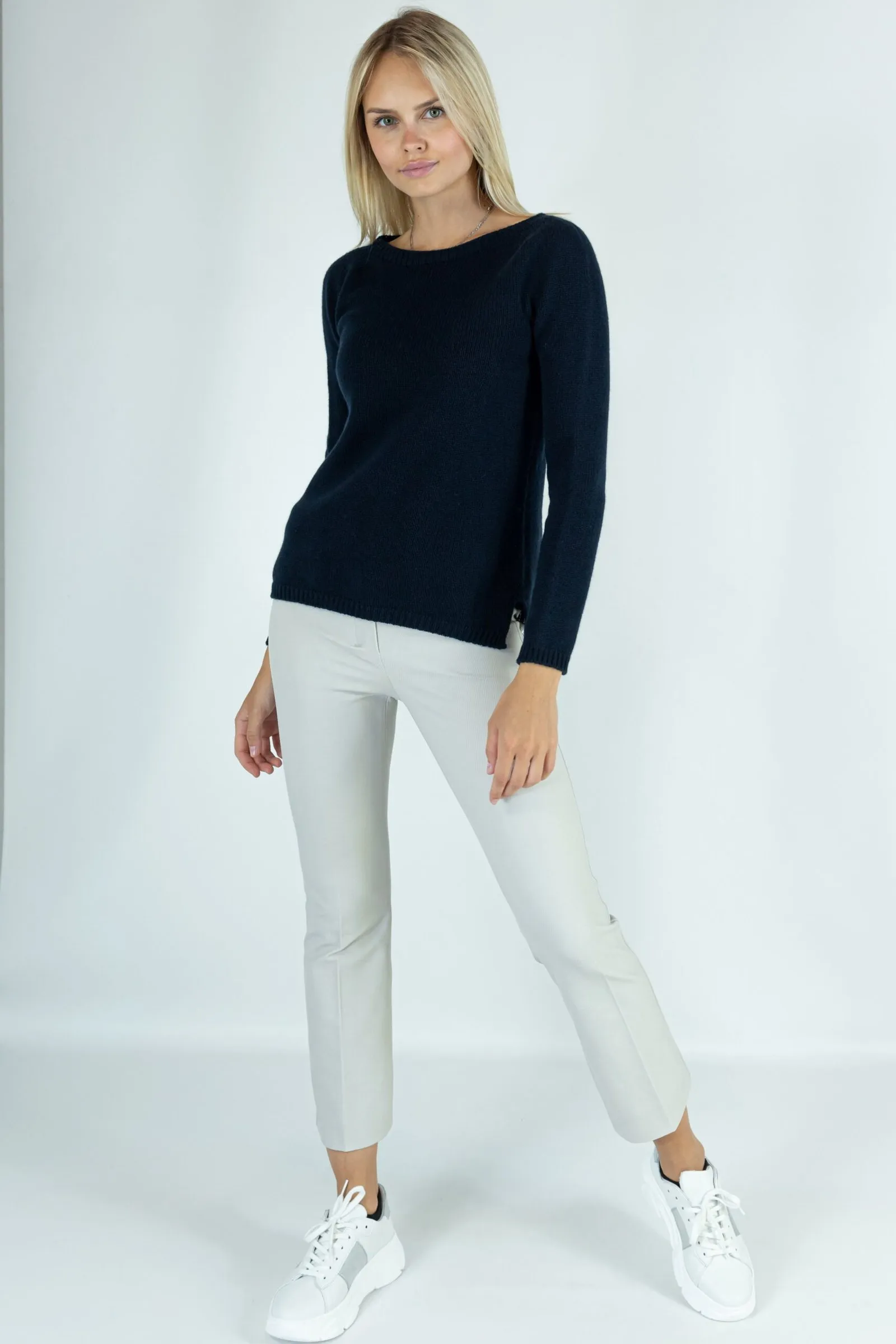 ‘S MAX MARA maglia in filato di cachemire GIORGIO variante 001 colore Blu marino
