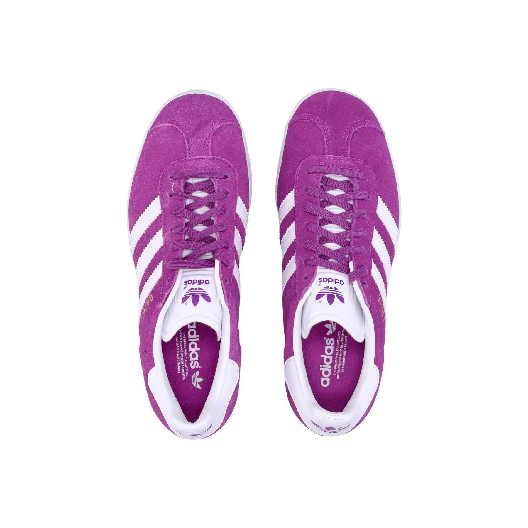 Scarpa Bassa Donna Gazelle W Shock Purple/cloud White/gold Metallic