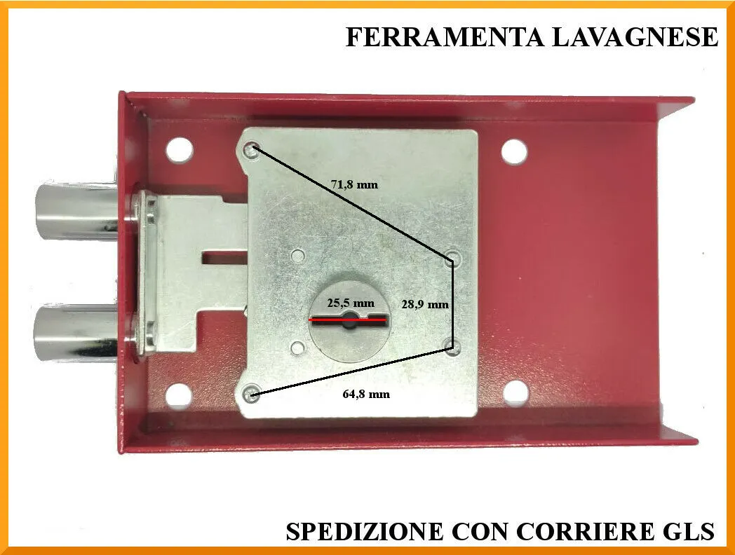 Serratura di ricambio per cassaforte Vigor V-C36DM o V-C46DM + chiavi extra 