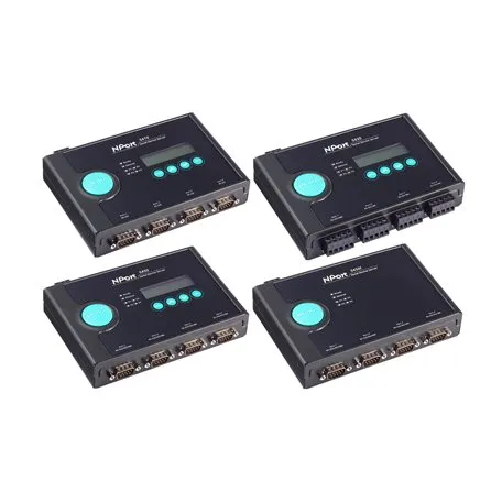 Server per dispositivi MOXA, 4 porte Ethernet, 4 porte seriali, RS422, RS485, 921.6KBPS max