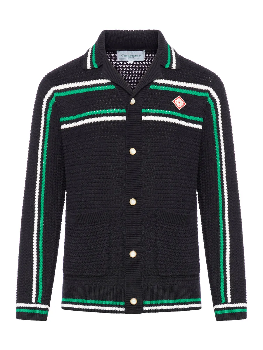 SHACKET DA TENNIS EFFETTO CROCHET