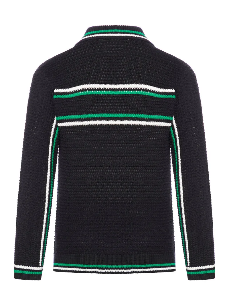 SHACKET DA TENNIS EFFETTO CROCHET