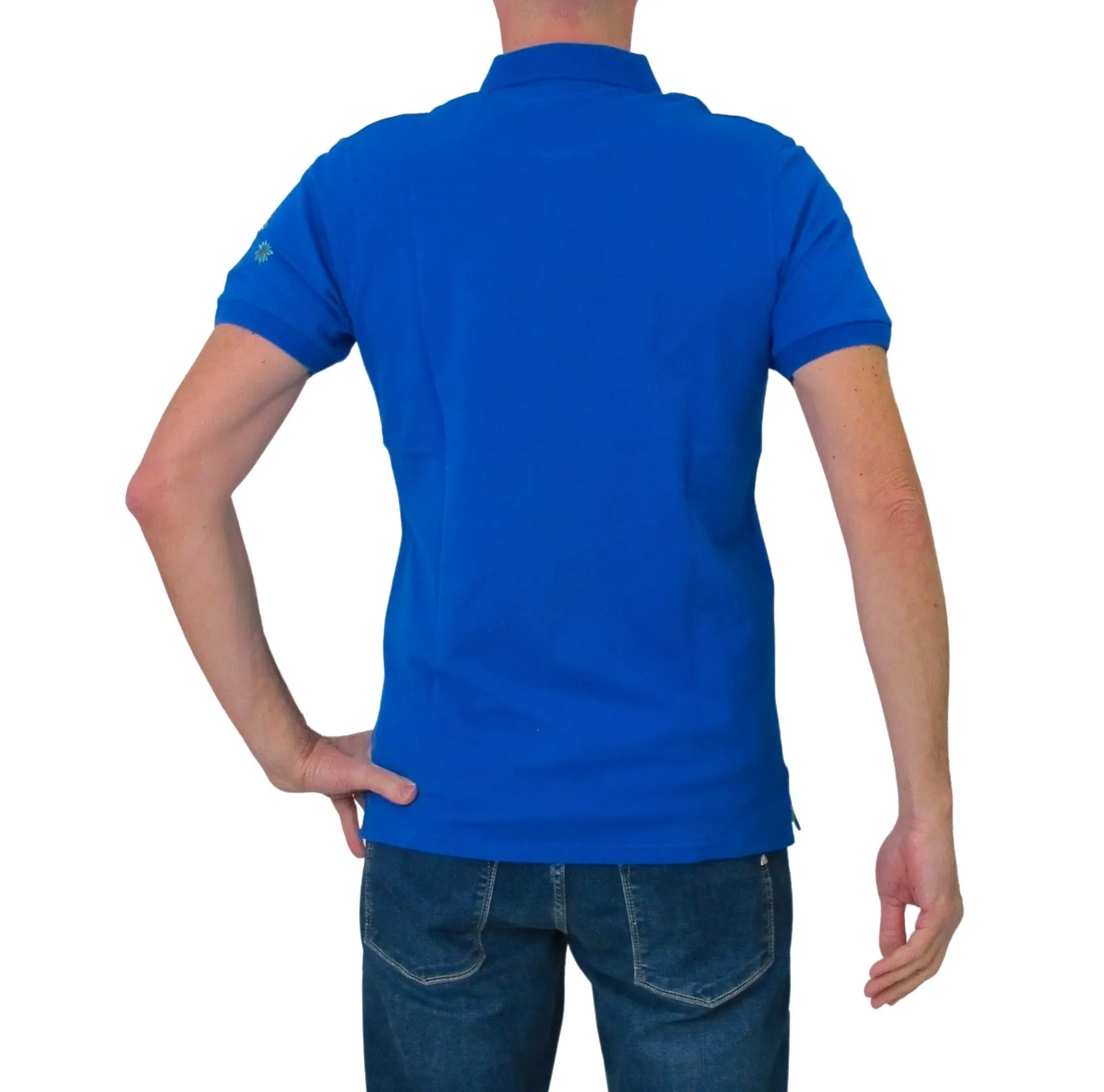 SHOCKLY polo uomo cotone manica corta POLO DAISY 6X4215 BLUE AZZURRO estate 2023