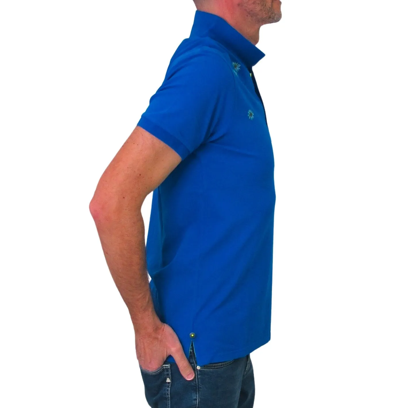 SHOCKLY polo uomo cotone manica corta POLO DAISY 6X4215 BLUE AZZURRO estate 2023