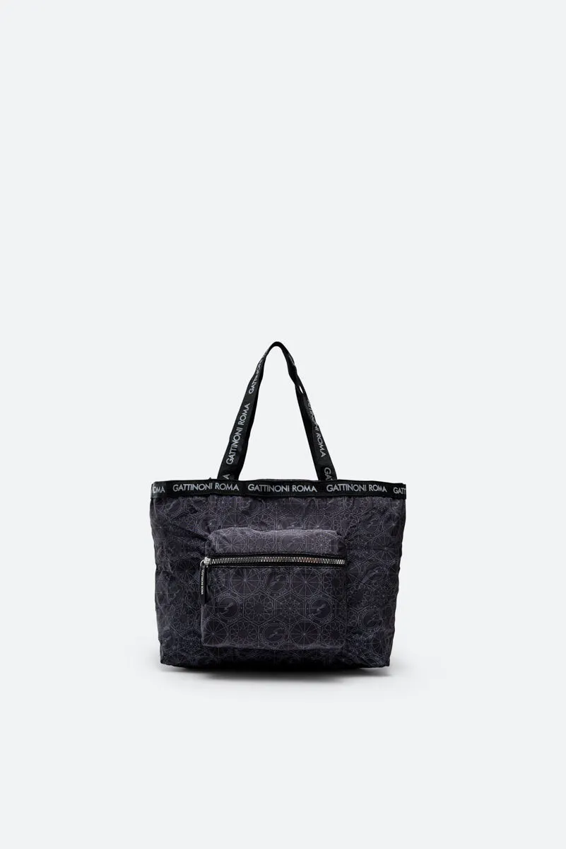 Shopping bag pieghevole Teodosia Nera EasyChic