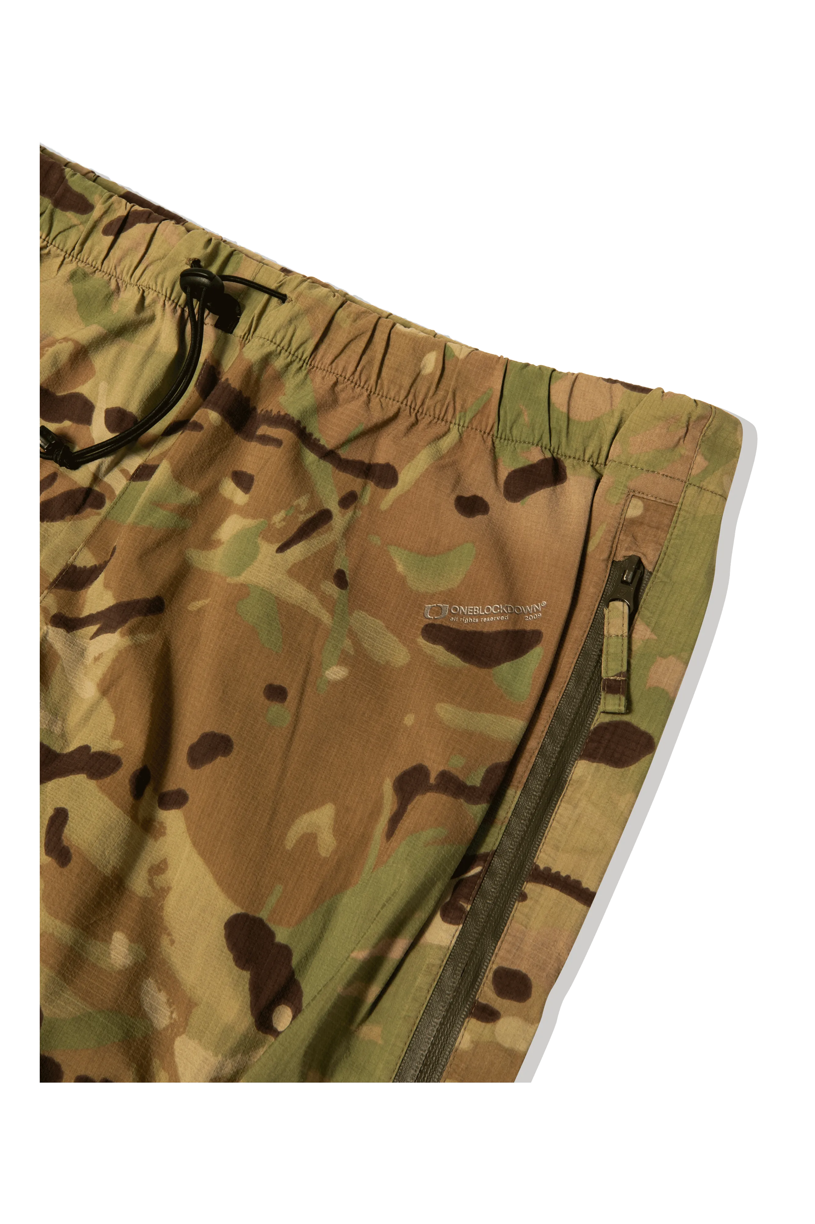 Side Zip Camo Waterproof Pants