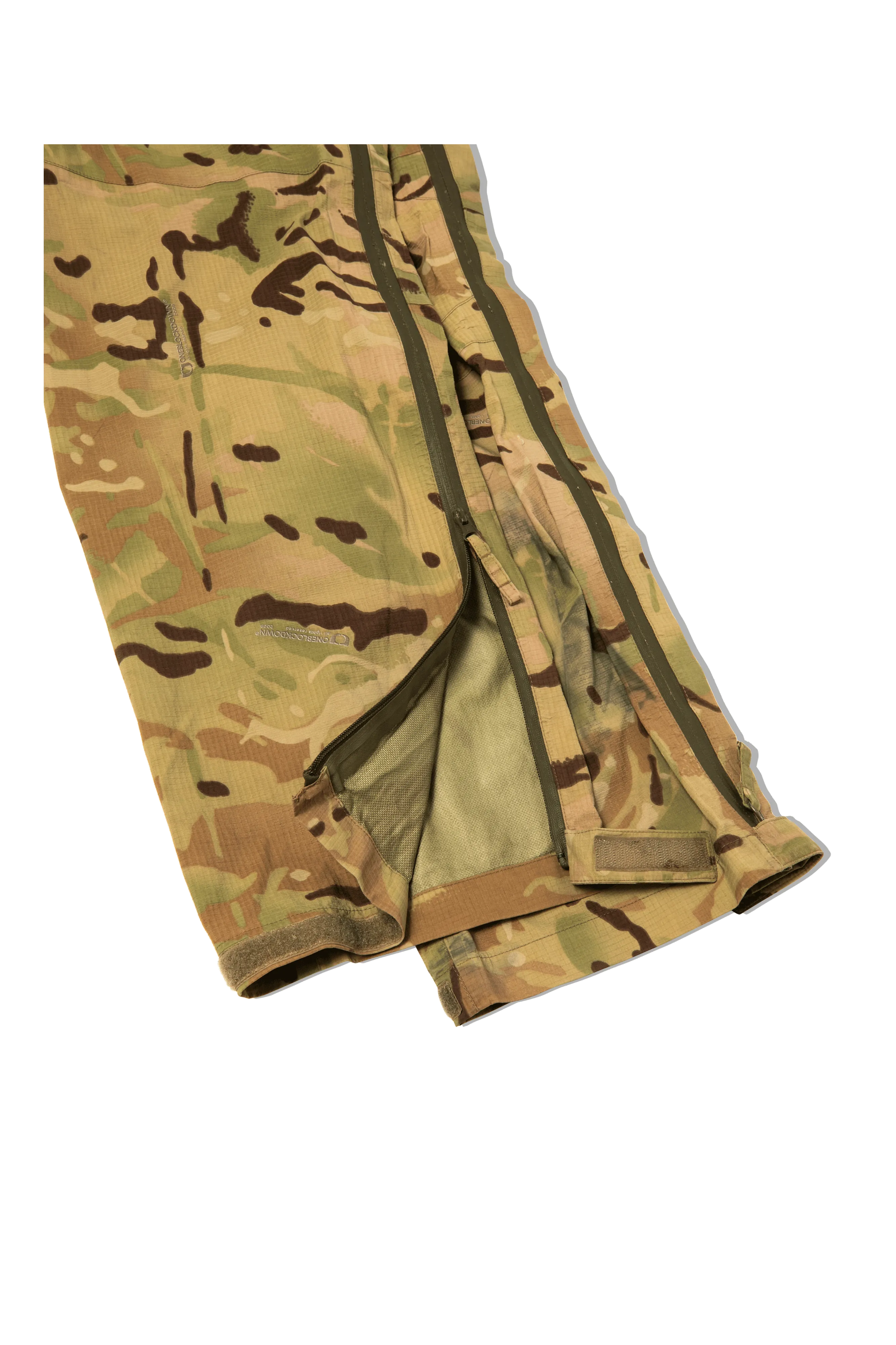 Side Zip Camo Waterproof Pants