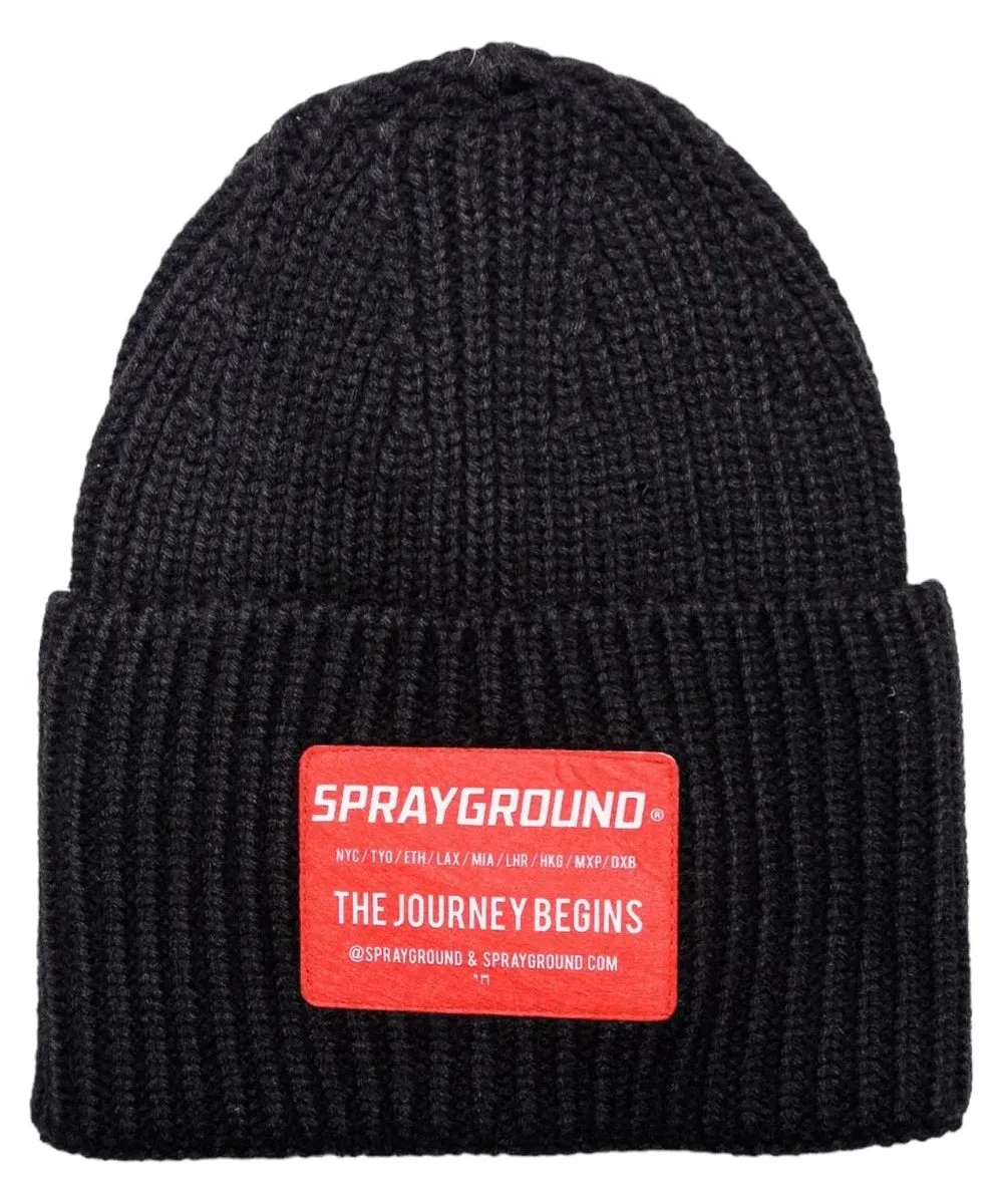 Smooth patch beanie