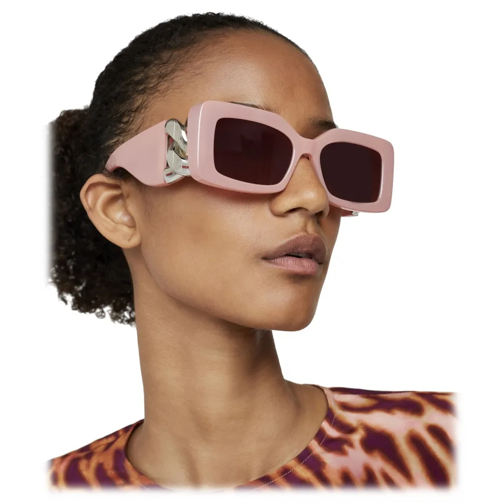 Stella McCartney - Occhiali da Sole a Farfalla Falabella -  Rosa Milky
